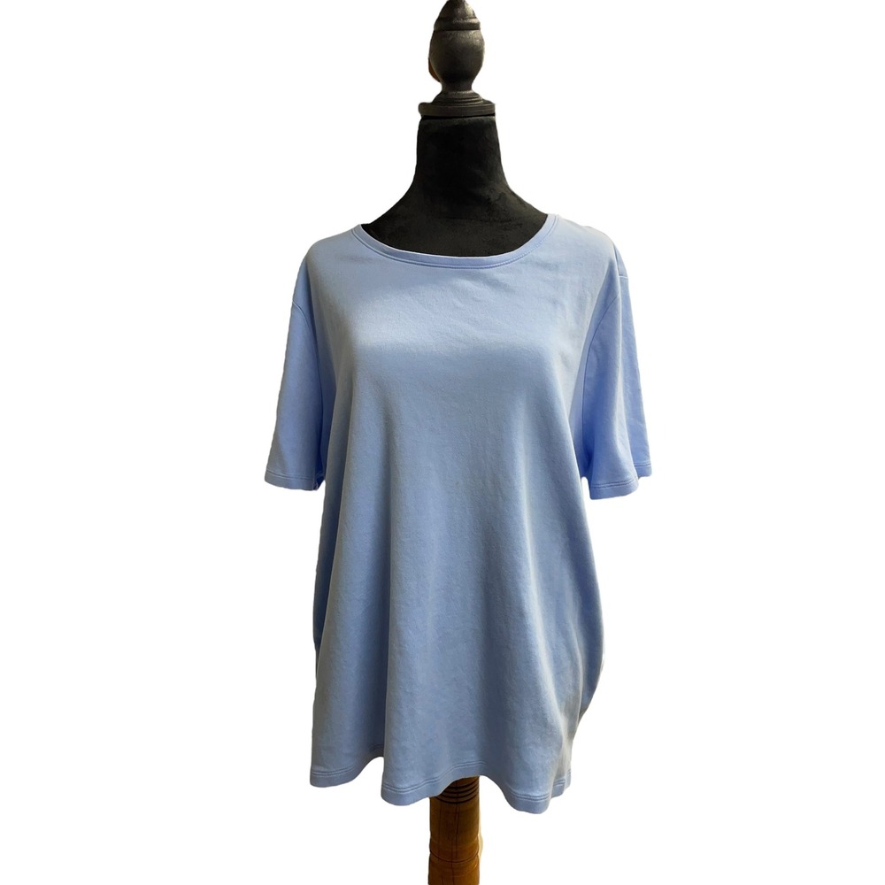 Kim Rogers‎ Perfectly Soft Tee T-Shirt Short Sleeve Casual Top XXL